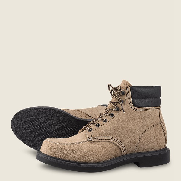 Red Wing Heritage Bot Erkek - Classic Supersole - 6-Inch Mohave Deri - Haki - 68SBLZCRK